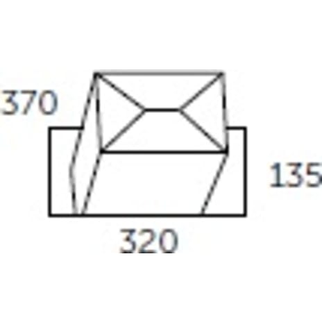 Allux pakkepost model 800 udtag bag - antracit