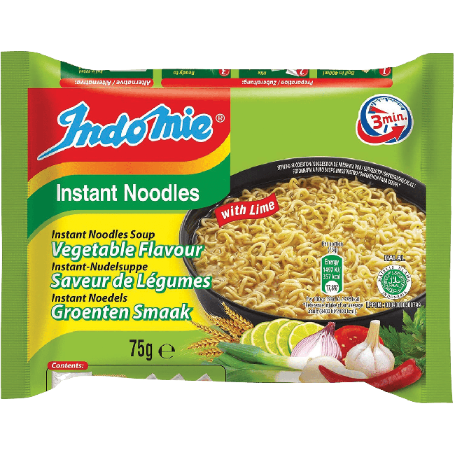 Indomie Instant Noedels Groenten Smaak 75g