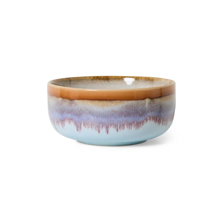 HKliving - 70's Dessertschale, Ø 12,5 cm, ash