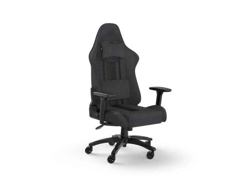Corsair | TC100 Relaxed (Fabric) - Gamingstol - Stof - Op til 120 kg | Sort/Grå