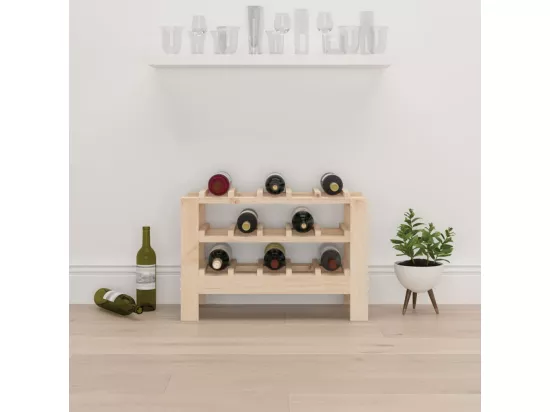 Casier à vin 61,5x30x42 cm Bois de pin massif