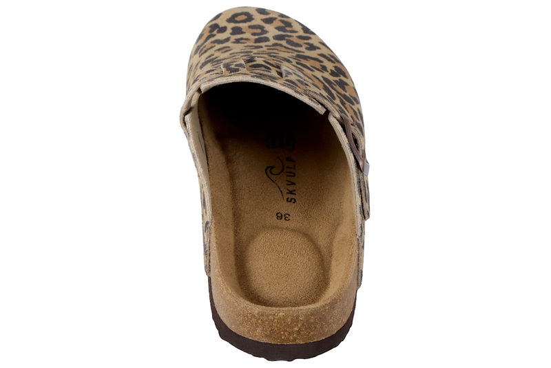 SKVULP SLENTERS I SKIND MED LEOPARD LOOK