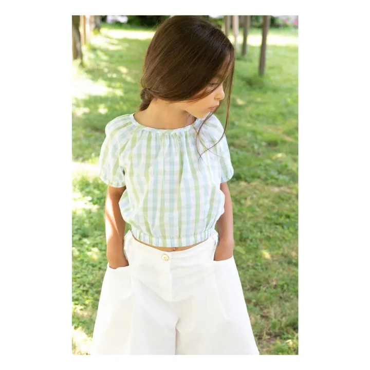 Zhoe & Tobiah Blouse Vichy | Vert