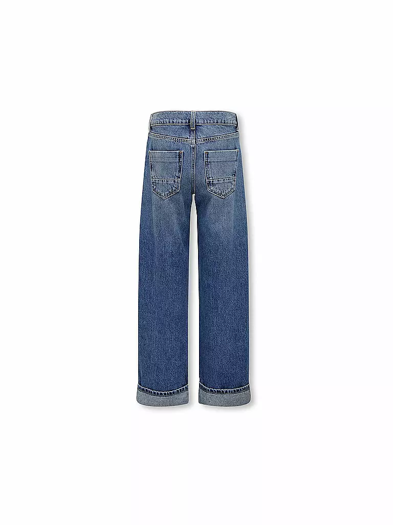 ONLY Mädchen Jeans Wide Leg KOGHOPE  blau