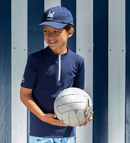 Petit Crabe Bådebluse k/æ - Max - UV50+ - Navy