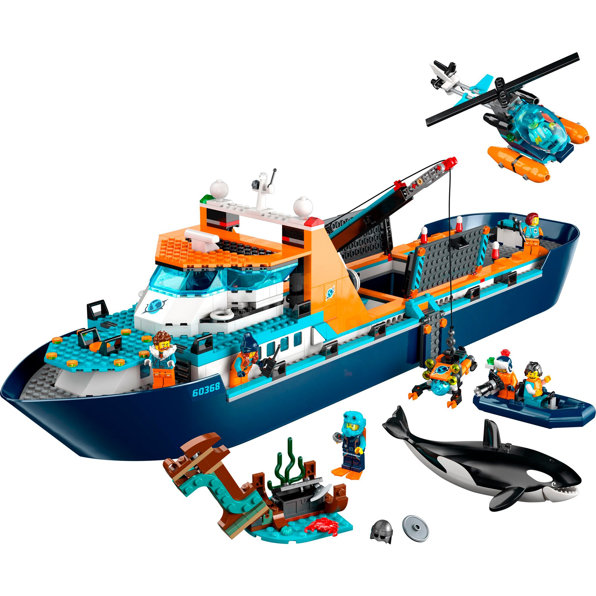 LEGO Konstruktionsspielzeug City Arktis-Forschungsschiff