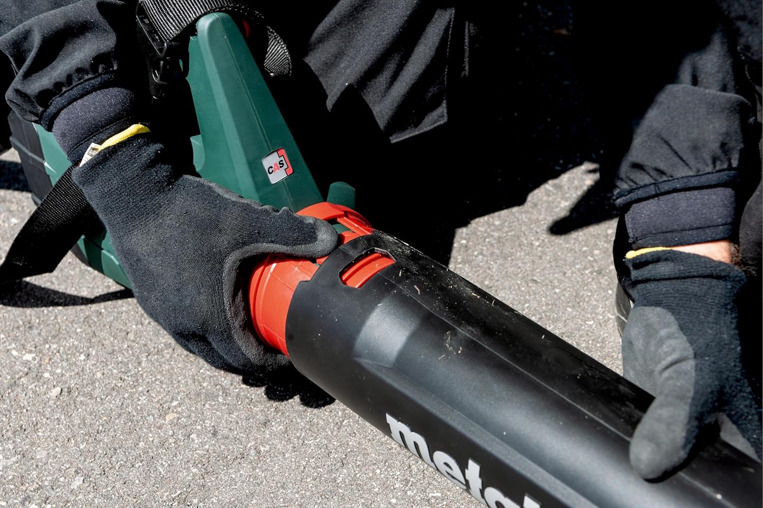 metabo Akku-Laubbläser LB 18 LTX BL – 601607650 – 18 V – Leiser Akku-Laubbläser mit starkem Motor und konstanter Blaskraft – Inkl. 2 Akkus und Ladegerät