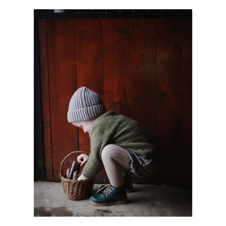 Petit Nord Boots à Lacets Classic | Vert foncé