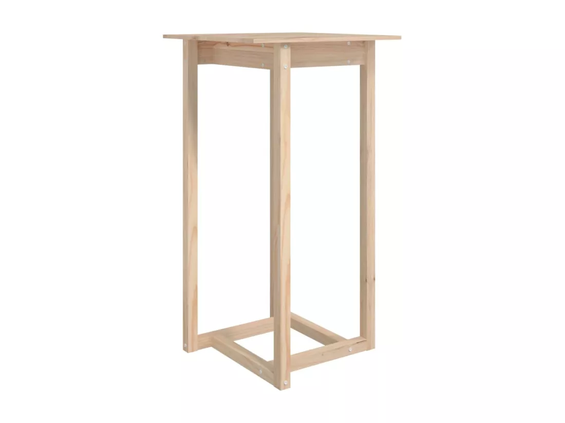 Table de bar 60x60x110 cm Bois massif de pin