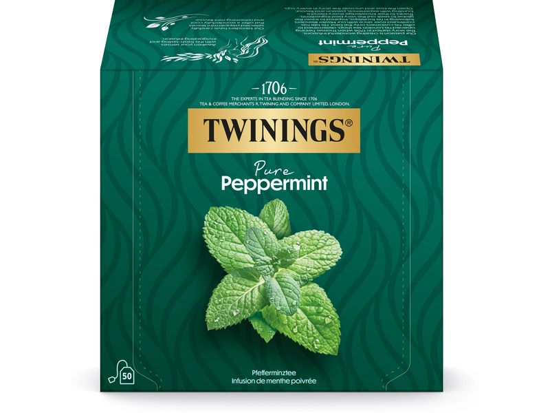 Twinings Teebeutel Pfefferminze 50 x 2 g Teebeutel mit Pfefferminzblättern