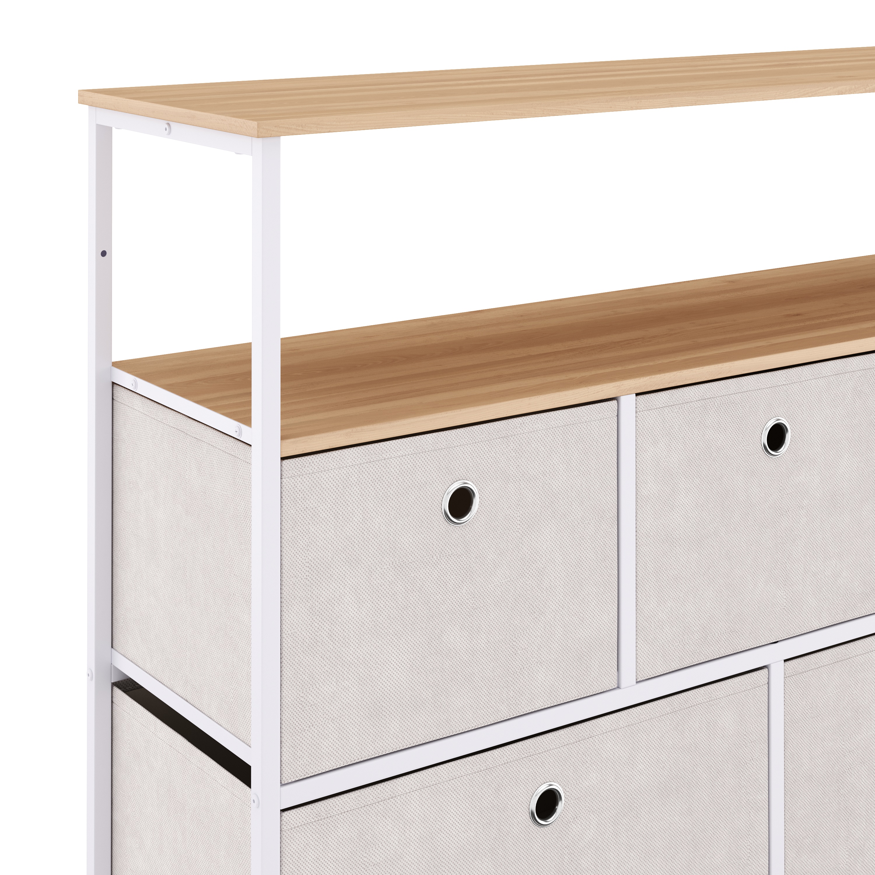 Sideboard MIKA 100 x 78 cm beige