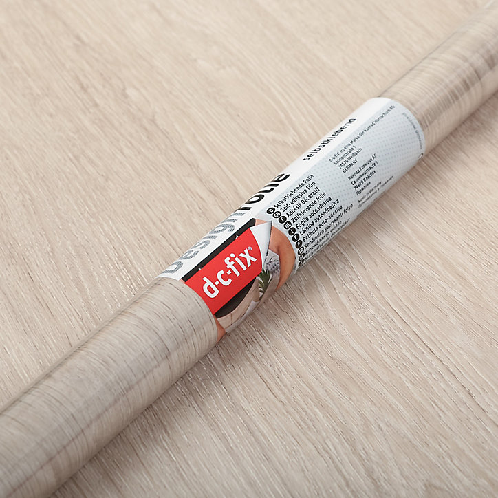 Adhésif décoratif d-c-fix® bois chêne Santana chaux 2m x 0.675m