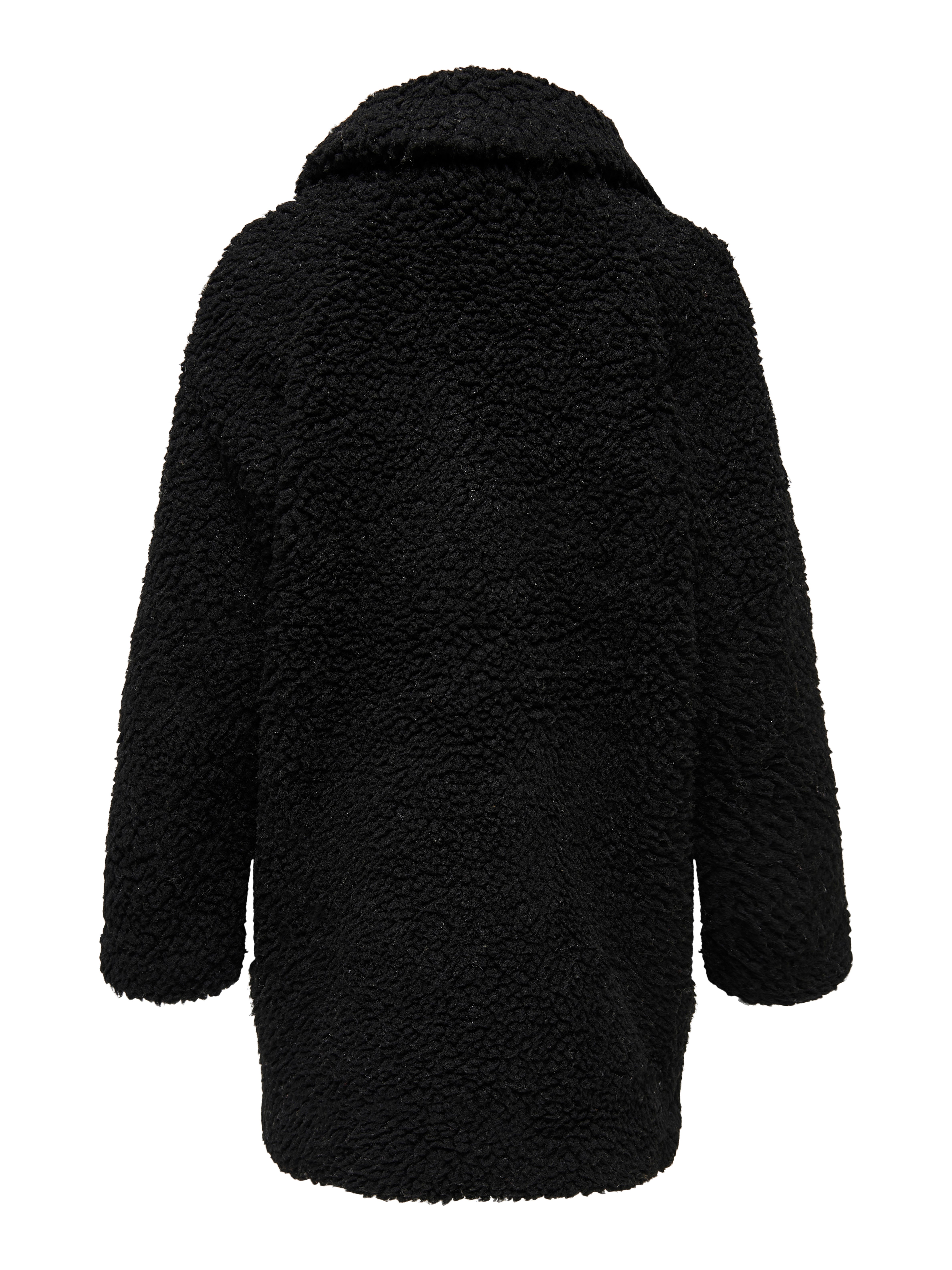 KOGNEWAURELIA Teddyfell Mantel Black