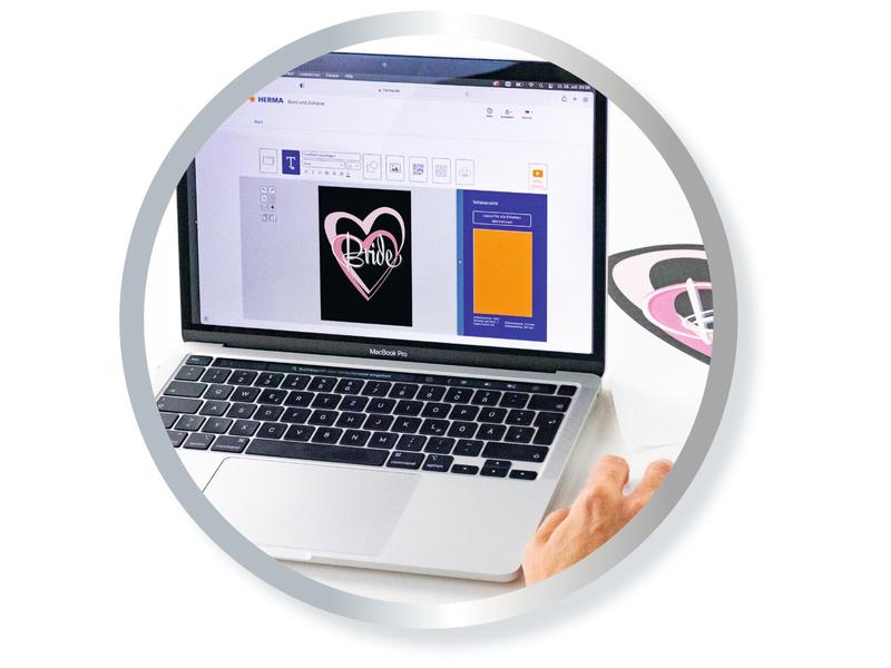 HERMA Aufbügelfolie A4, 10 Stück, Weiss T-Shirt-Folie für dunkle und schwarze Textilien