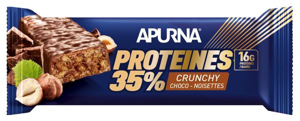 Barre protéinée Apurna Crunchy Choco-Noisettes - 45g