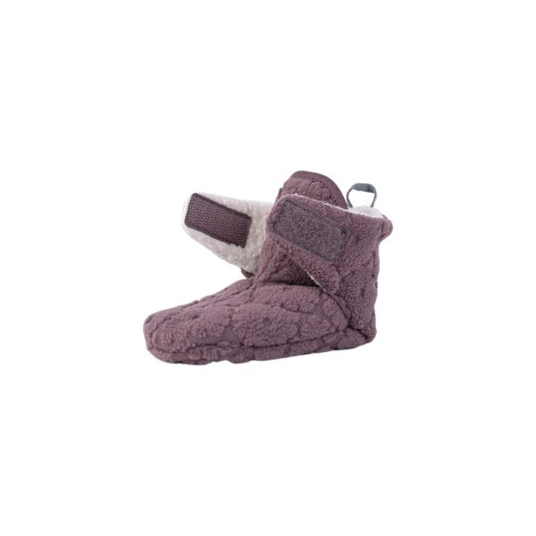 Lodger Folklore Fleece Slofjes Mauve 0-3 Mnd
