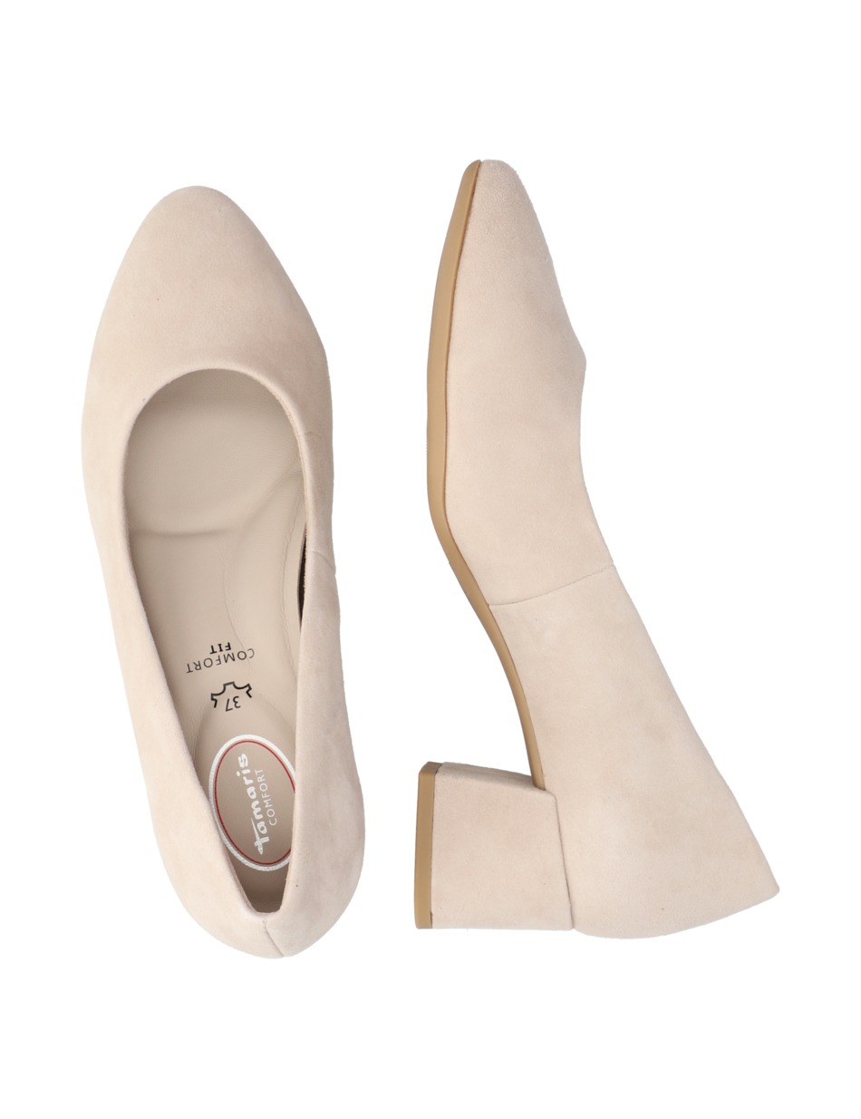 Veloursleder Pumps
