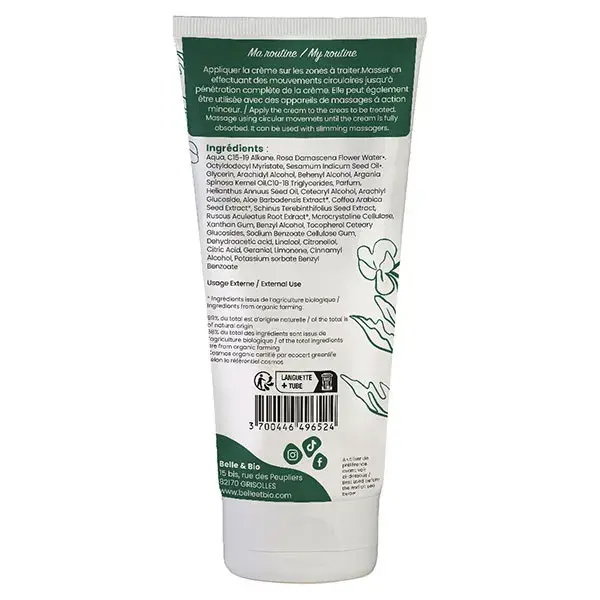 Creme Suavizante e Emagrecedor Belle & Bio 200ml