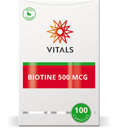 Vitals Biotine 500mcg (100 capsules)
