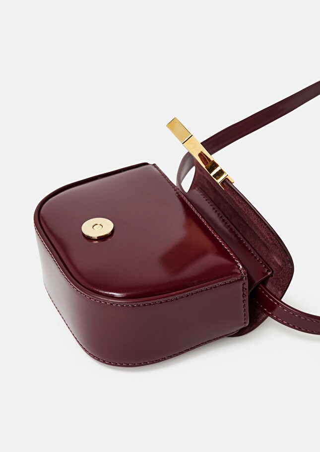 Sac 8 Bis minibordeaux en cuir