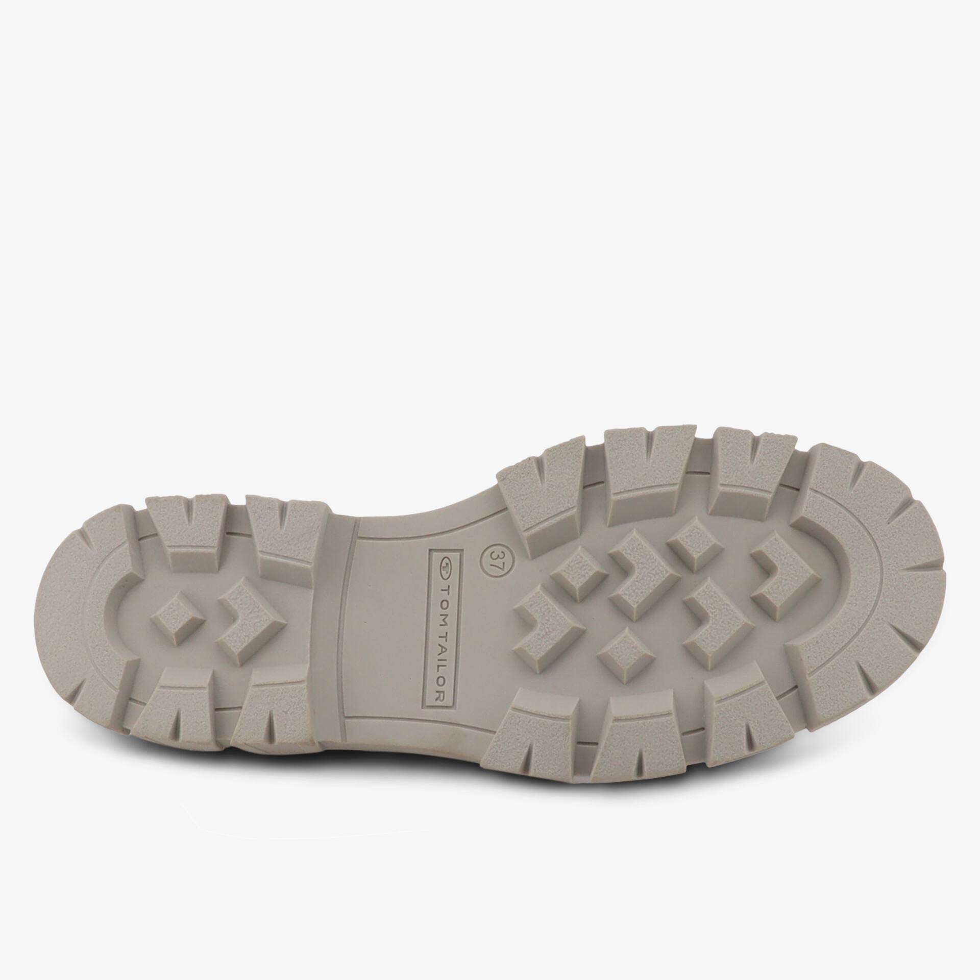 TOM TAILOR Damen Schnürstiefeletten grau