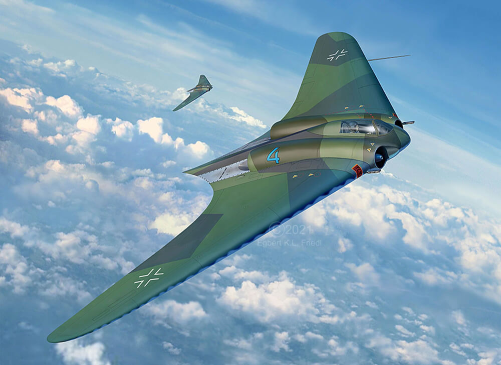 Horten Go229 A, Revell Modellbausatz