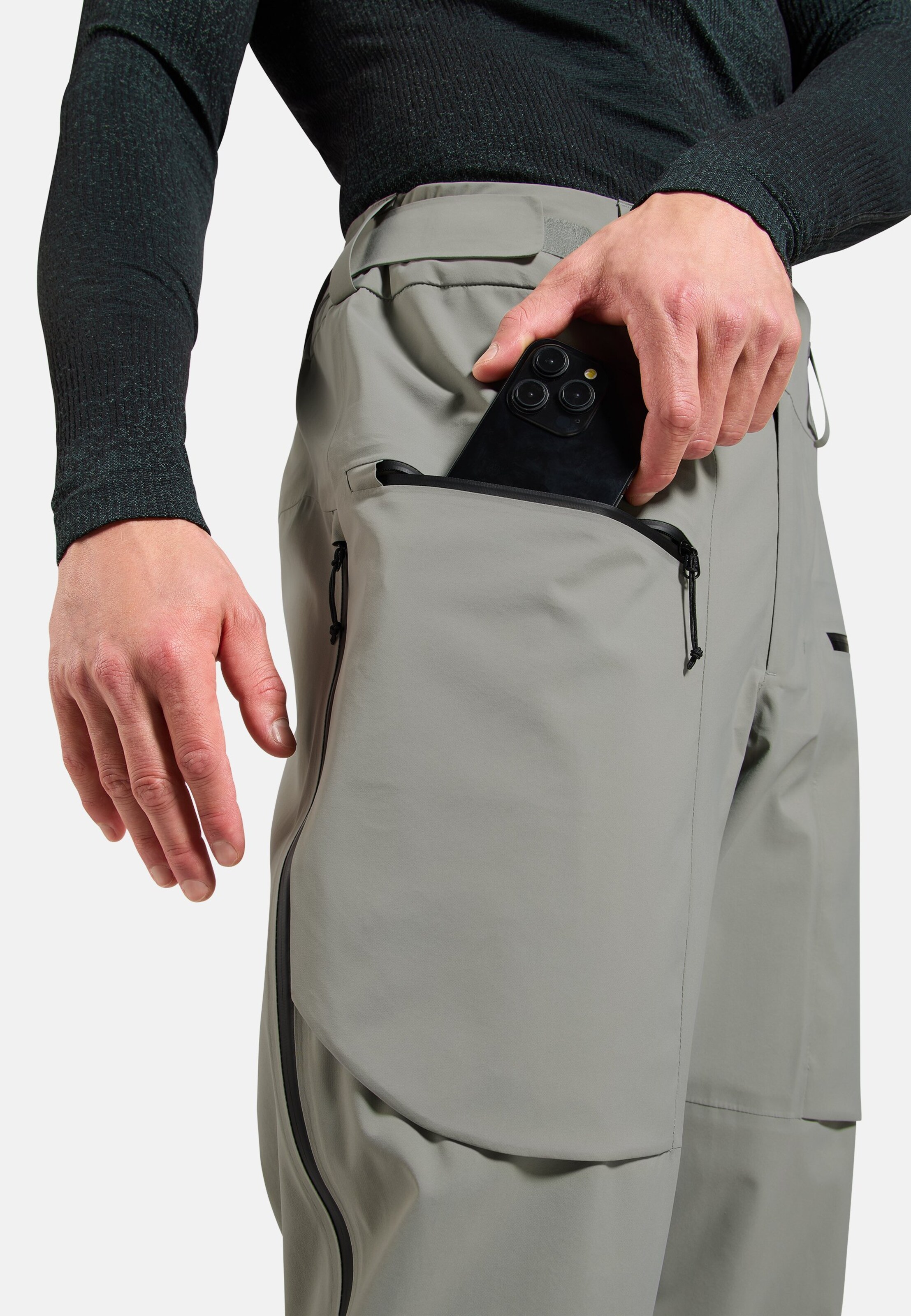 X-Alp 3L Hardshell-Skihose in shadow