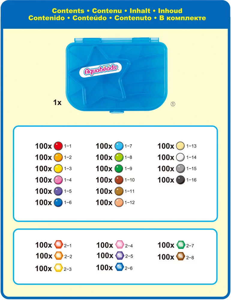 AQUABEADS - LA MEGA RECHARGE - 2400 PERLES