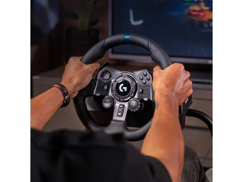 Logitech® | G923 - Rat og pedalsæt - kabling - for PC/ Playstation 4/ Playstation 5