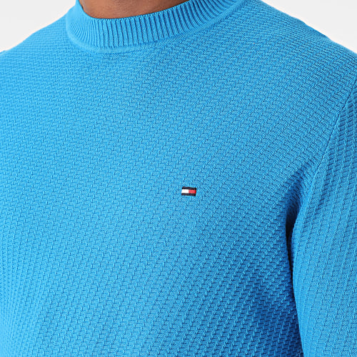 Pull Rectangular Structur 3131 Bleu Clair