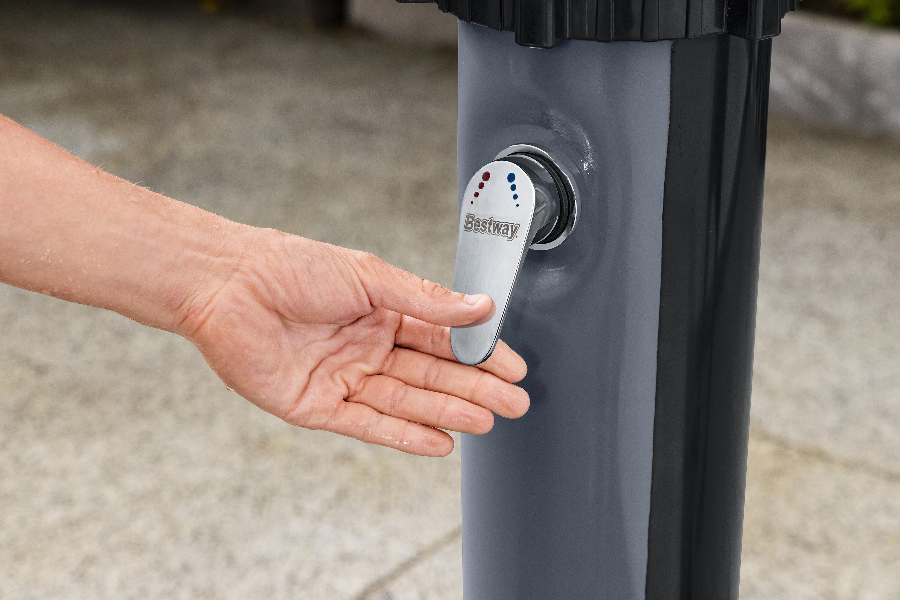 Gartendusche Flowclear Solarflow 35L