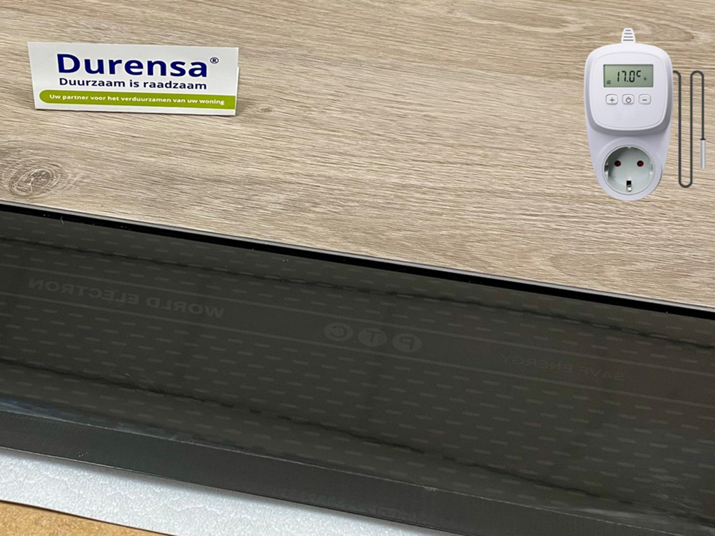 Durensa caravan vloerverwarming met thermostaat - 100 x 190 cm