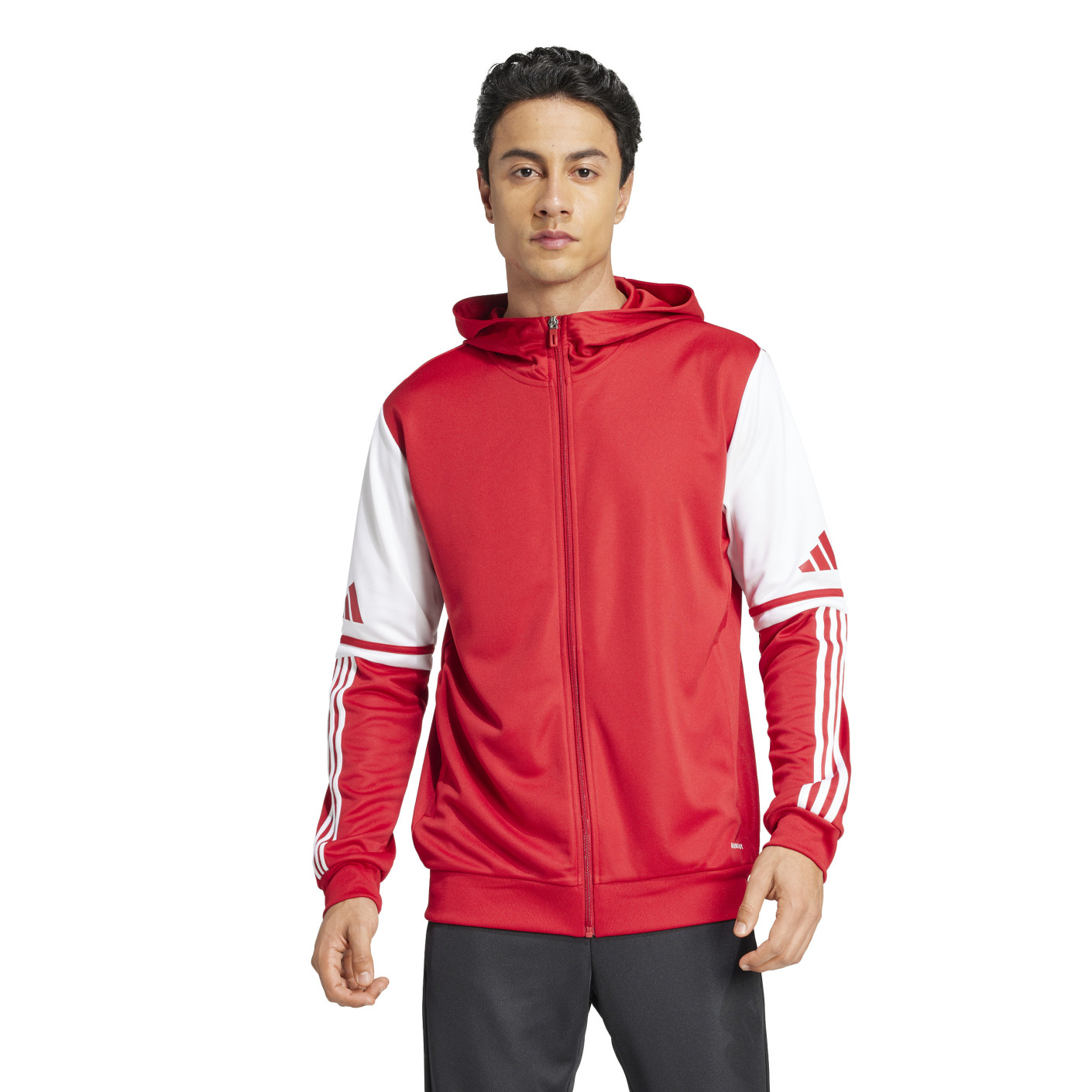 Adidas Squadra 25 Hooded Trainingsjack Rood Wit