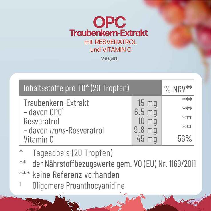 Cannsol OPC mit Resveratrol + Vitamin C Tropf.zum Einnehmen , 30 ml