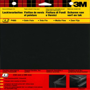 3M schuurpapier assortiment K240, P400, K600 zwart