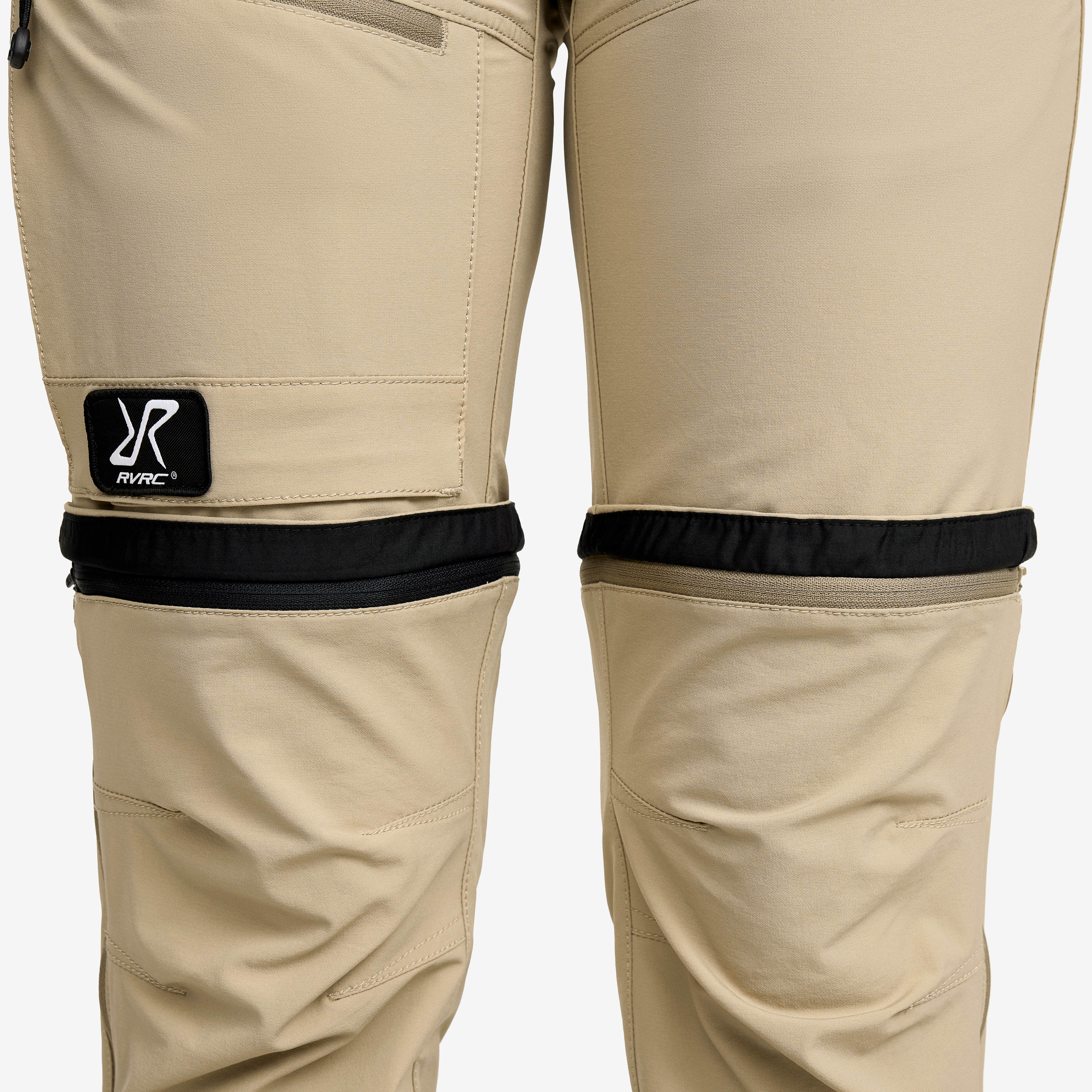 Range Pro Stretch Zip-off Pants Dame Aluminium/Brindle