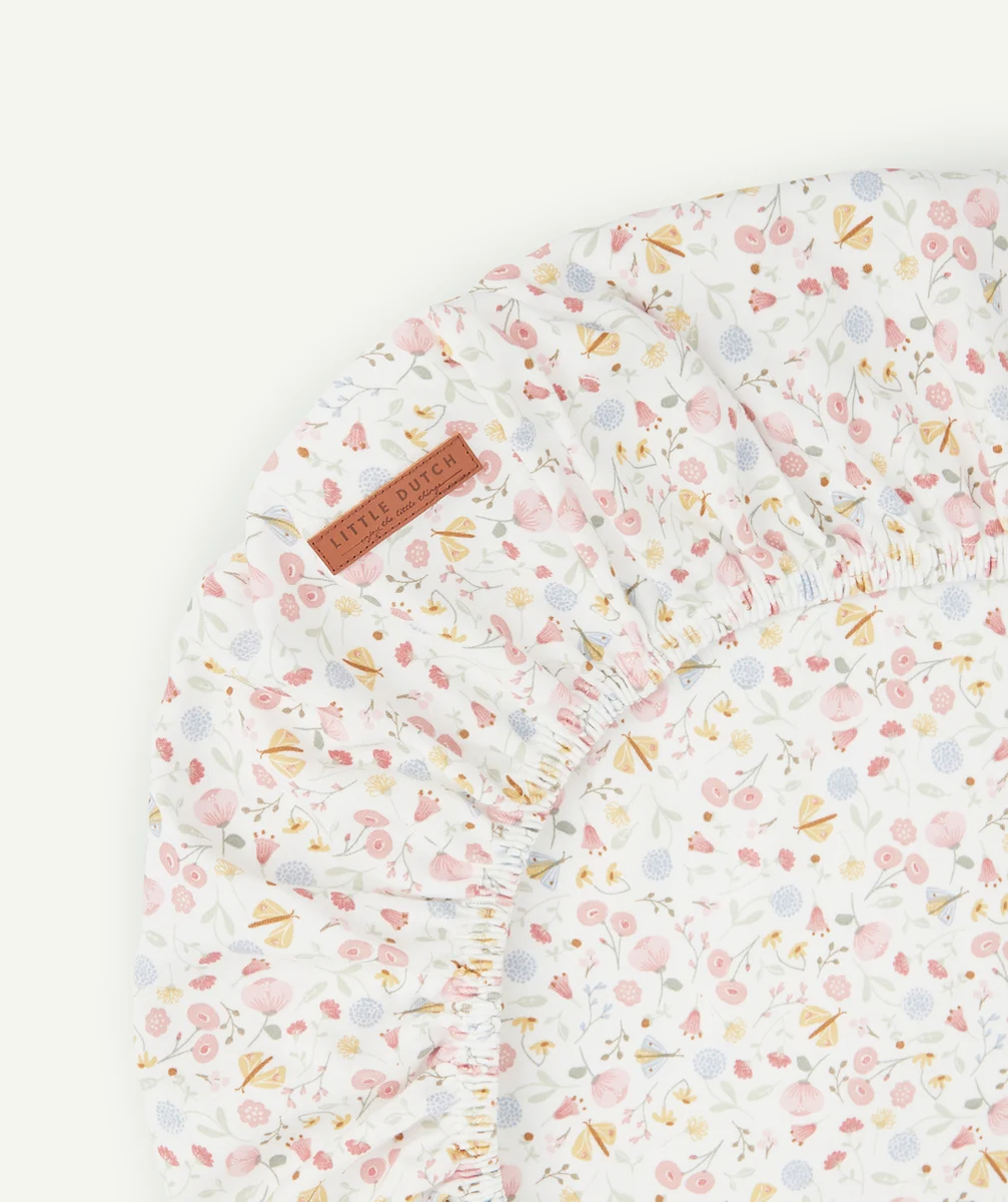 LITTLE DUTCHDRAP HOUSSE LIT BÉBÉ FLEUR 60X120