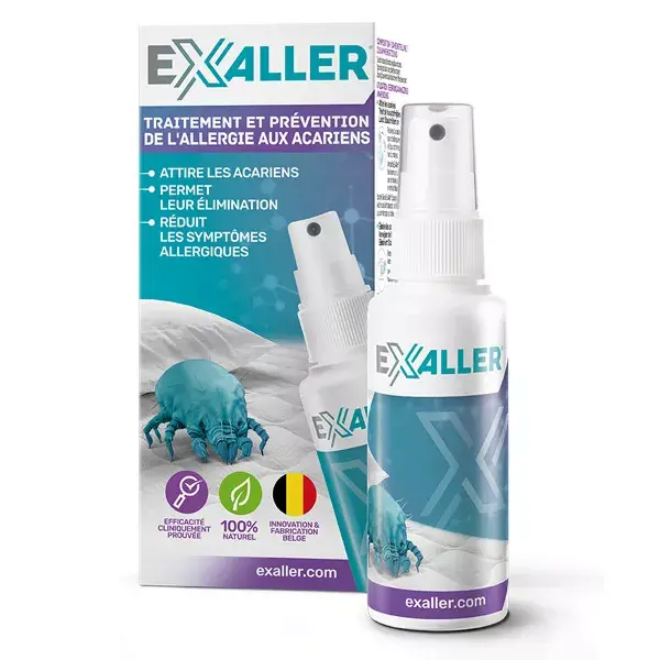 ExAller Spray Antiácaros 150ml. Sem inseticida.