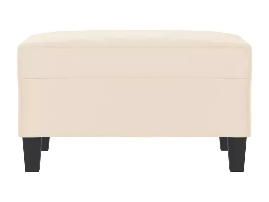 Repose-pied Beige 70x55x41 cm Tissu microfibre