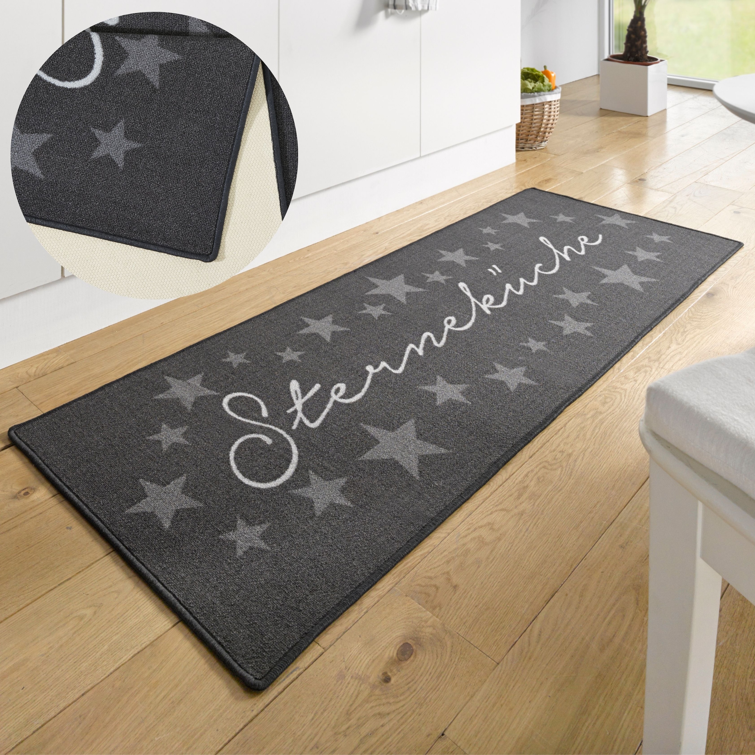 HANSE Home Küchenläufer »Sterneküche« rechteckig 8 mm Höhe Läufer, Rutschfest, Küchenteppich, Küche, Teppich, Pflegeleicht, Flur