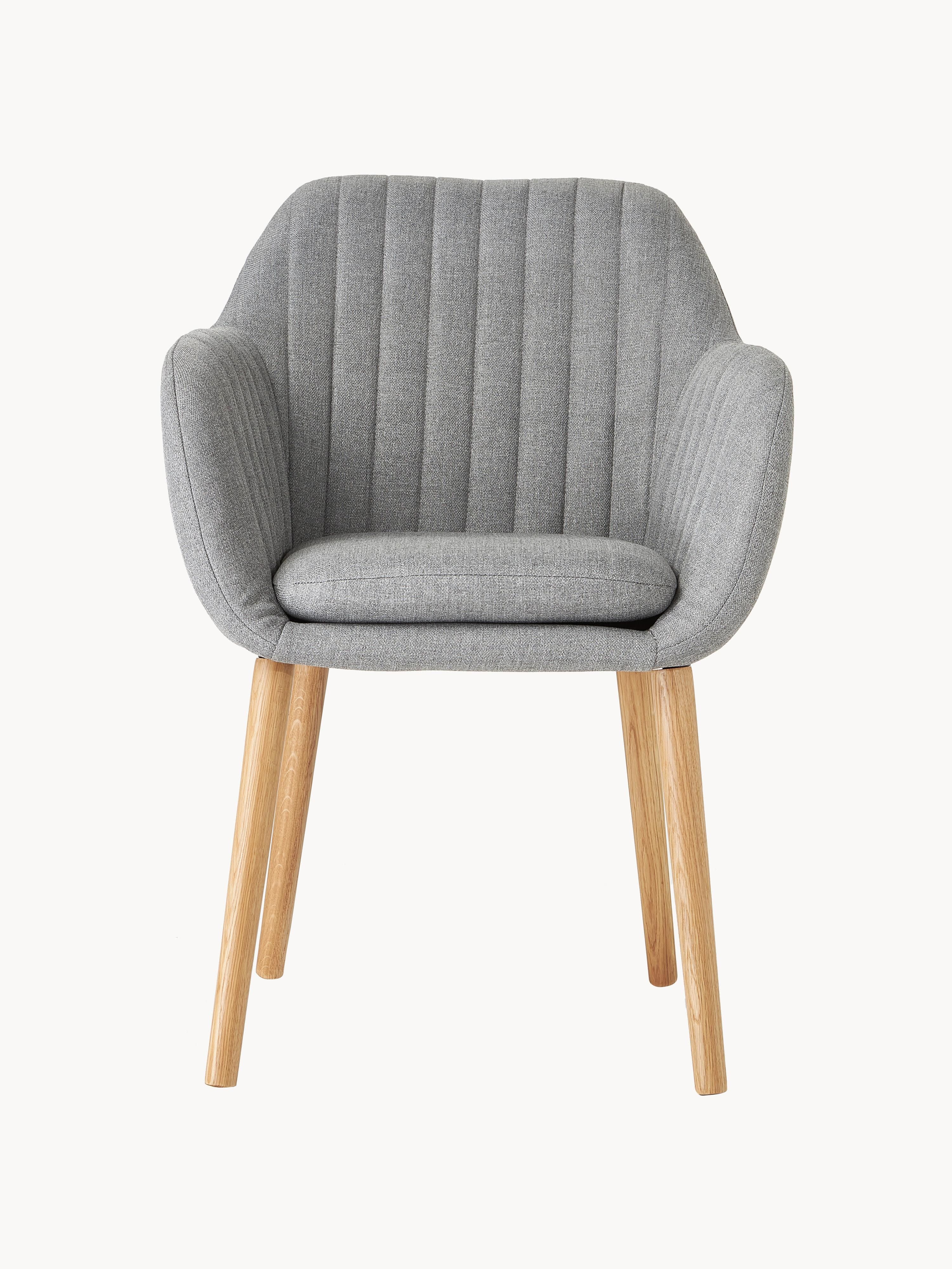 Armstoel Emilia met houten poten