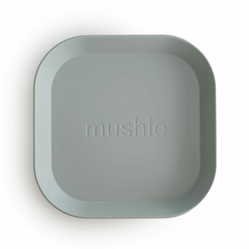 Mushie Borden Set Vierkant Sage2 stuks