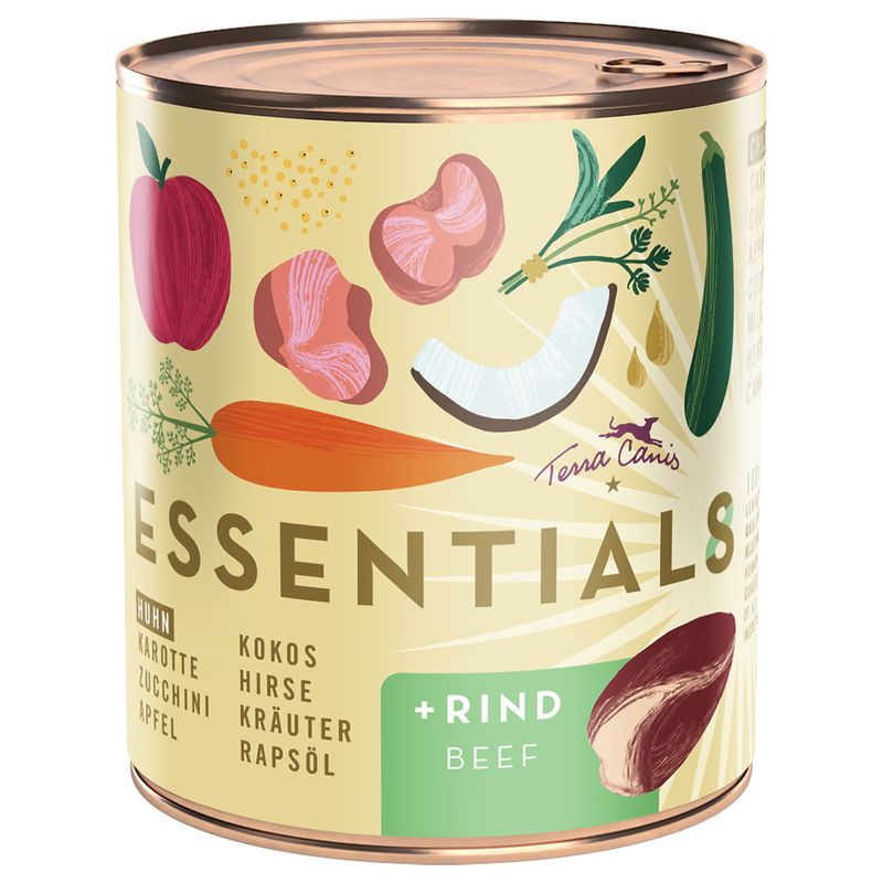 Lot Terra Canis Essential 8+ 12 x 780 g
