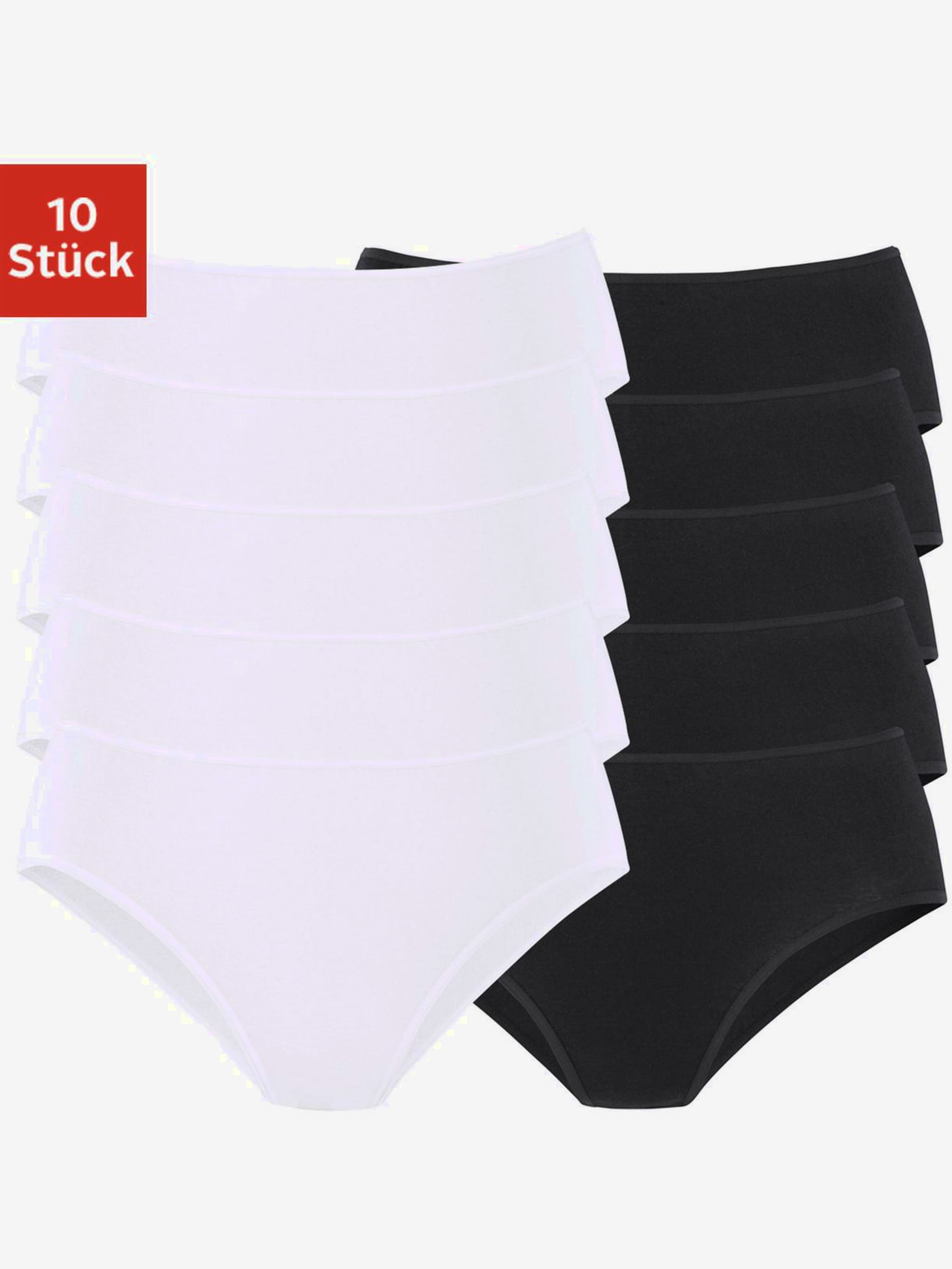 Slips jazz lot de 10 panties pratiques