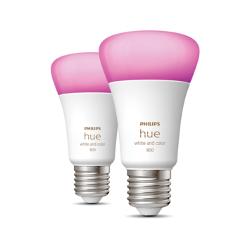 Philips Hue e27 9w white & color 2 pack