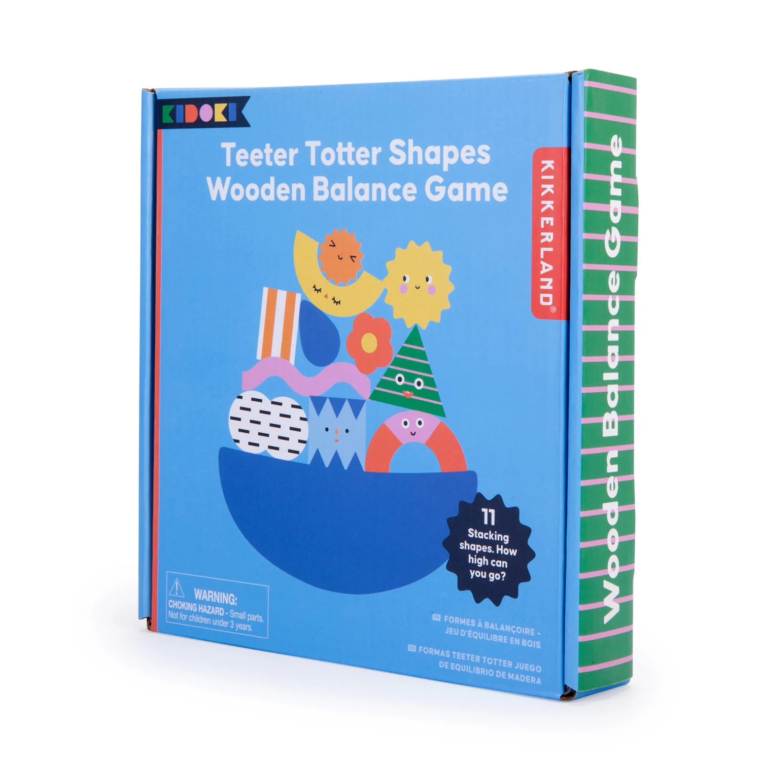 Kidoki Teeter Totter Shapes Wooden Balance Game