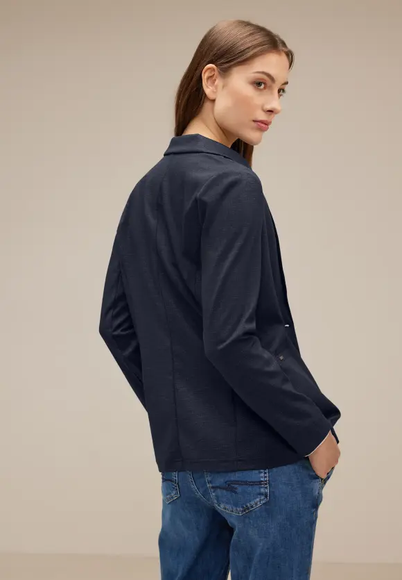 Melange Longblazer - deep blue