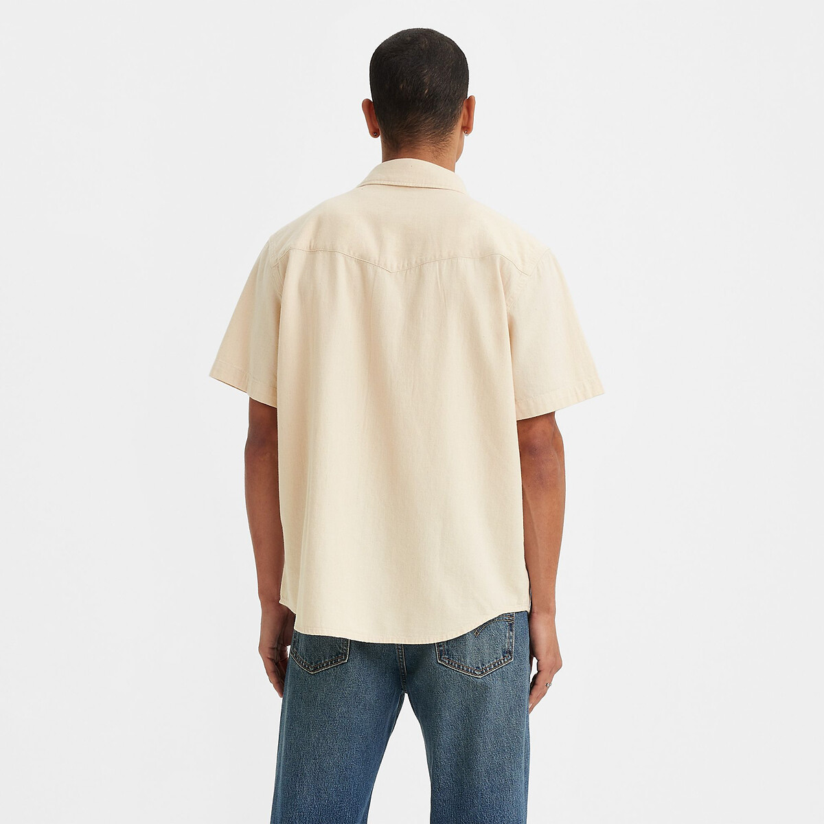 Camisa jeans LEVI'S, modelo western folgado