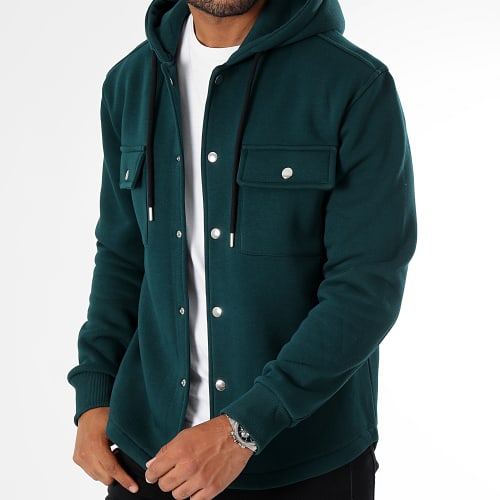 Surchemise Unie Avec Capuche 2954 Vert