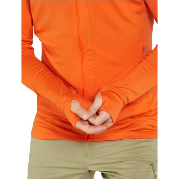 Veste polaire randonnée ICEBREAKER M 260 QUANTUM IV LS ZIP H BLAZE